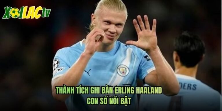 Thành Tích Ghi Bàn Erling Haaland - Con Số Nổi Bật